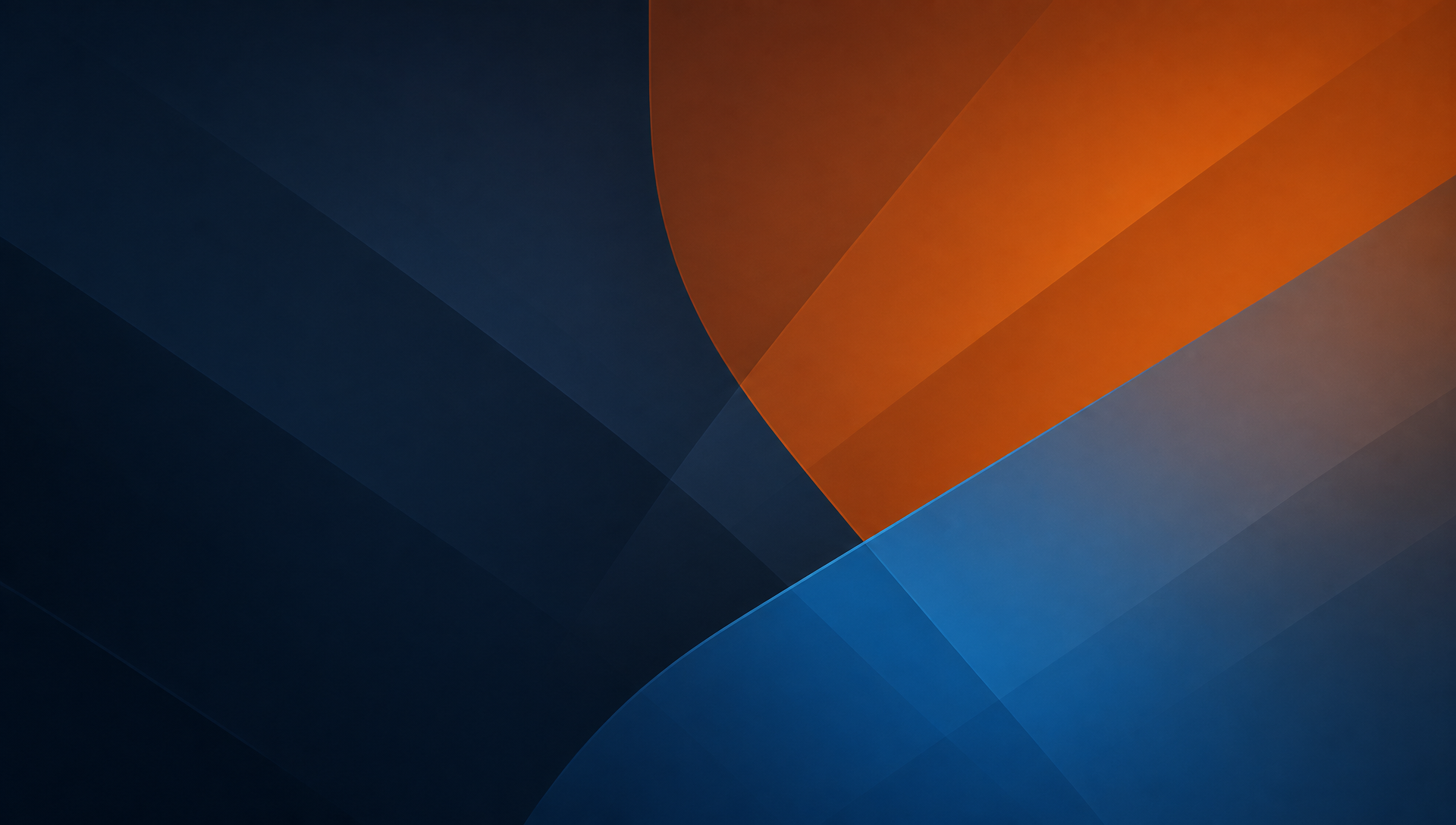 Abstract geometric background with navy, orange, and blue color blocks